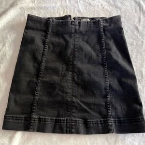 JOLT Black Denim Y2K Short Mini Stretch Skirt Size 5 Juniors